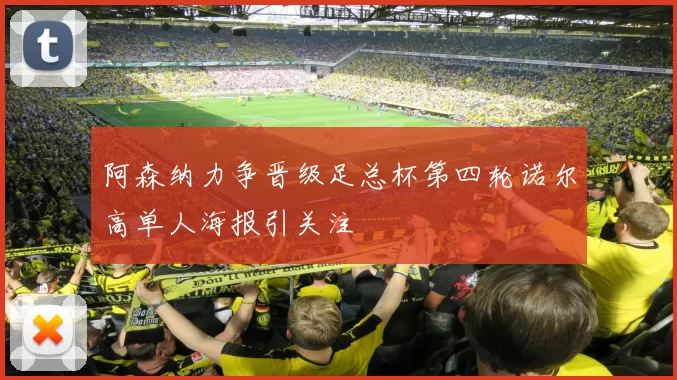 阿森纳力争晋级足总杯第四轮诺尔高单人海报引关注